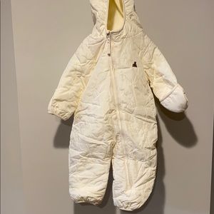NWT cream snowsuit gender neutral 3-6mo GAP